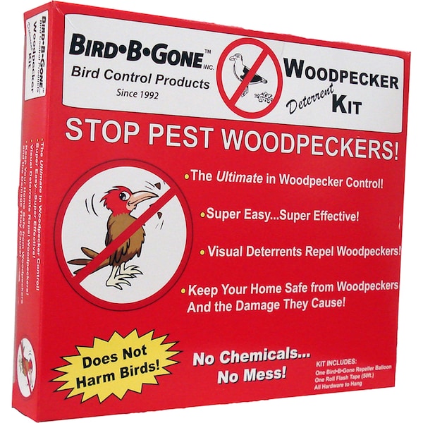 Bird-B-Gone Bird-B-Gone Bird Deterrent Kit For Woodpeckers 5 pk MMWPKR-KIT - main